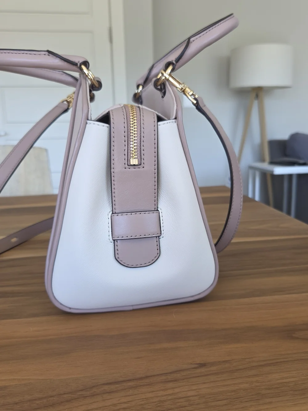 Michael Kors Pink Saffiano Leather Satchel
